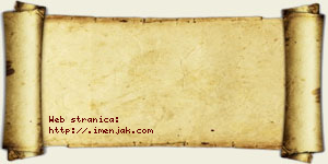 Isidora Krstić vizit kartica